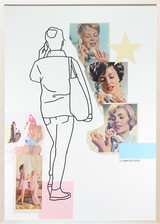 Hausfrauen, 2019, Collage/Mixed Media, 100 x 70 cm, gerahmt