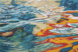 Sigrid von Lintig, Underwater Tango II, 2021, Pigmente und Acrylbinder auf Leinwand, 40 x 60 cm