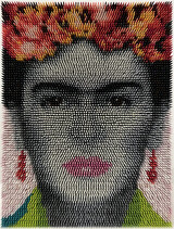 Maxim Wakultschik, Frida, 2024, Lack auf Holz, Farbunikat, 25er Auflage, 20 x 15 cm