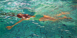 Sigrid von Lintig, Golden Girl, 2025, Pigmente und Acrylbinder auf Leinwand, 80 x 160 cm