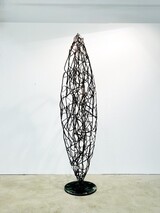 Weed Spindle III (3), Stahl, 220 x 60 x 60 cm, 2025