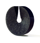 'Begegnung', black granite, 53 cm.