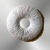 'Ring Coral', Portuguese marble, 60 x 60 x 5 cm.