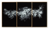 Christine Brunella, R 2438 Sonnengesang, 2024, Triptychon 50 x 90 x 3cm
