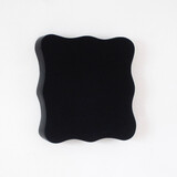 Otto Scherer: Wellenmodul 1, Keramik, Gips, Acryl, Platin, Gold, 28 x 28 x 3cm, Auflage: 9