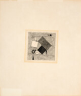Fletcher Benton, Zeichnung, signiert