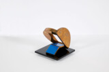 Fletcher Benton, Skulptur, signiert