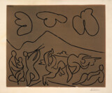 rechts signiert, links oben datiert, links unten nummeriert: 19/50, Format: 53,3 x 64,2 cm, Bloch 927, Baer 1255