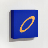 Otto Scherer: Quadermodul 4, Keramik, Acryl, Platin, Gold, 24 x 24 x 5cm, Auflage: 5