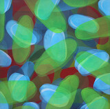 MICHELLE CONCEPCIÓN, pop8 150x150cm acrylic on canvas 2009