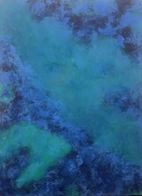 Bernd Wolf, Casein auf Leinwand, 190 x 145 cm