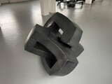 Jörg Bach, Höhlenblock, 2023, Corten, 6, 105 x 120 x 103 cm