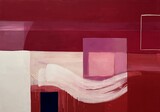 Susanne Zuehlke, Royal red, 2024, Eitempera auf Nessel, 140 x 200 cm