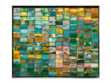 FAHAR AL-SALIH Mosaik 2154, 2024 Mosaik: Acryl, Harz auf Topfreiniger 78 x 96 x 5 cm