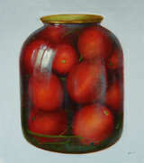 170 x 150, Öl Leinwand, Tomaten 2021