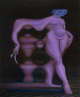 Lou Hoyer, Guard II, 2024, pastel on cardboard, 60 x 50 cm (framed)