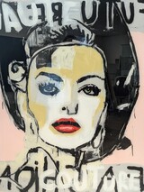 150 x 130 cm - Hinterglasmalerei