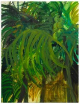 Rainer Fetting, palm trees, 2015, Öl auf Leinwand, 210 x 160 cm