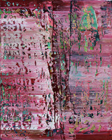 Sabine Klara Lindenstreich, Roma, Acryl auf Leinwand Spachtel- und Rakeltechnik, 100 x 80 cm, 2022