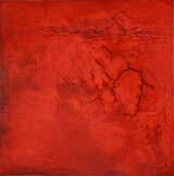 Gabriele Musebrink, NORGE STONE 08, Mischtechnik auf Lweinwand, 50 x 50 cm, 2020