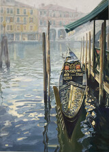 Anna Chulkova, NEBEL, Öl, Acrly auf Leinwand, 140 x 100 cm, 2017