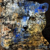 Matthias Göhr, Pranko, Mischtechnik auf Leinwand, 100 x 100 cm, 2025