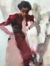 Frank Kenis Shadow Lights oil on canvas 50x60cm, 2025