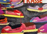 galerie lauffer Noemi Strittmatter Clash 2025 Acryl, Acrylharz, Öl auf Leinwand 220x300cm