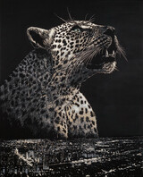 coexistence(共存) 2587, 91x72cm, paint carving(彩刻), 2025