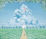 집으로 가는 길에