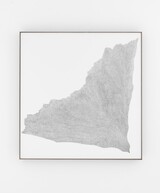 Bird, 2025, Ink on Paper, 120 x 120 cm, Oak Frame nature,