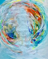 Iridescent, dancing, moving and serene