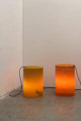 Inge Gutbrod "light soaked, Honig und Orange",