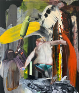 Ohne Worte, 200 x 170 cm, Öl und Acryl auf Leinen, 2025