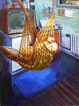 1973 03 02 Hängematte Öl auf Leinwand 135x100 cm (2)