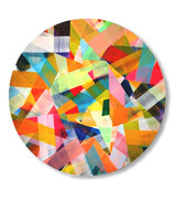 Bim Koehler, Kreis 120.01 - 2026, Pigmente, Acryl / Gesso / Alu-DIBOND, Durchmesser 120 cm, Stärke 0,3 mm