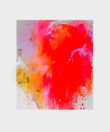 marika thoms big shining I 140x120 I mixed media I framed 2025 konszm163 contempory