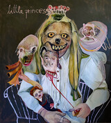 Juliane Hundertmark: "Little princess", Öl/Leinwand, 2025, 140 x 155 cm
