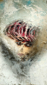 Blick ins Ungewisse | Mischtechnik auf Leinwand | 90 x 50 cm