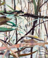 stehendes Gewässer, hell, 2020, Eitempera auf Leinwand,170x140 cm