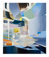 ohne Titel, 2025, Acryl auf Leinwand, 90x75 cm