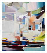 ohne Titel, 2025, Acryl auf Leinwand,150x130 cm