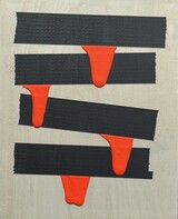 185 MDM Painted Tape tapes Paint 30x24 2025 Acryl Holz