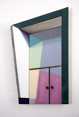 Candyshop 1, 2025, 50x30cm, Öl auf Lw