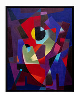 Lussigny - Sans titre - 1959 - Öl auf Leinwand - 96 x 77 cm