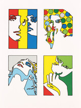 DKG Berges Fuenf Koepfe Siebdruck Auflage 25