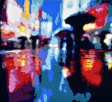 Regen in Frankfurt 2026 100x110 c