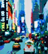 Times Square 2 2025 100x90 cut