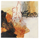 Marika Wille Jais OT, 2022, 30 x 30 x 8 cm, mixed media on canvas,2