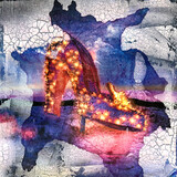 VANISHING SQUARES Shoe